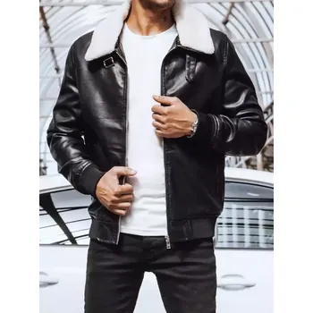 Pánská větrovka Pánská bunda DStreet Leather DStreet černá | šedá 1991359