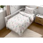 Bavlněné povlečení do postýlky Renforcé BALUNEA bílé Rozměr povlečení: 45 x 65 cm | 90 x 135 cm