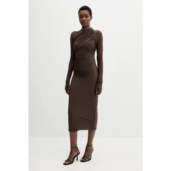 Dámské šaty Šaty Aniye By 181323 hnědá 89X, vel. L