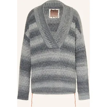 Dámský svetr Heyanno Dámský Svetr Mmhmild S Alpakou, černá / šedá, 34
