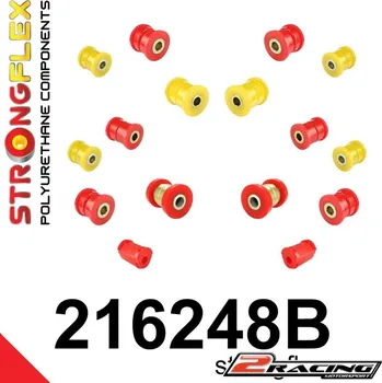 Silentblok nápravy Komplet zadní silentbloky 216248B (Komplet zadní polyuretanové lůžko silentbloky)