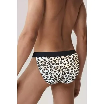 Slipy Pánské slipy Cornette 916/164 - střih tanga Zvířecí vzor 2XL