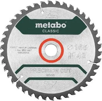 Pilový kotouč Metabo - Pilový kotouč na dřevo, 165x20 mm, 42 zubů 628026000