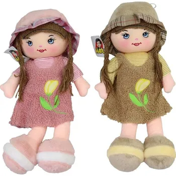 Panenka MADE Panenka hadrová s kloboukem 40 cm