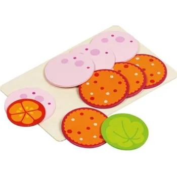 Dětská kuchyňka GOKI - Plátky salámu na prkýnku