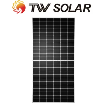 solární panel TW Solar 710 Wp Silver Frame Bifacial N-Type Half-cell 22,9% TWMNF-66HD710 Množství: 33ks paleta