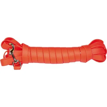 Vodítko pro psa Plochá barvářská šňůra - šíře 16 mm (BIOTHANE) délka: 6m, barva: žlutá