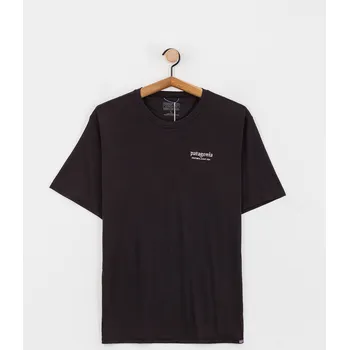 Pánské tričko Patagonia Cap Cool Merino Blend Graphic (heritage header black) M, černá