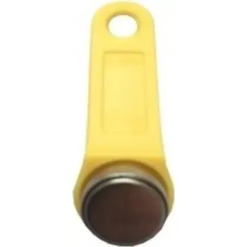 Přístupový čip Dallas RW1990 žlutý, kontaktní (iButton), programovatelný, přepisovatelný