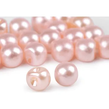 Knoflík Perla k našití / knoflík Ø10 mm, malé, 4 pudrová