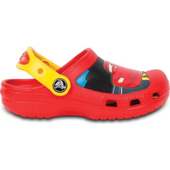 Dívčí pantofle Crocs CC McQueen & Francesco Clog - Flame/Yellow Velikost: EU 22-24 (C6/C7)