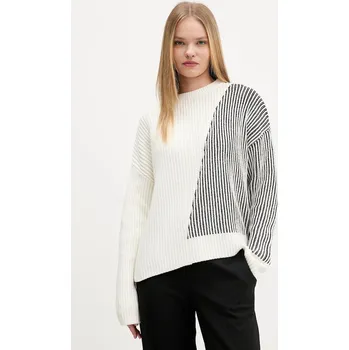 Dámský svetr Svetr Desigual NOME dámský, béžová barva, 25WWJF26 01X, vel. XL