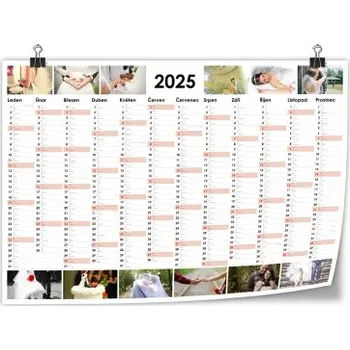 Fotokalendář Nástěnná mapa s 12 fotografiemi A1 nástěnný foto-kalendář 2026 MAPA-01-A1 Nižší cena pro více kusů!