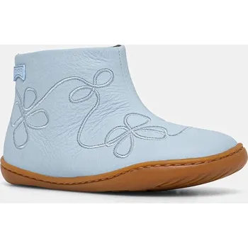 Dívčí zimní obuv Dětské kožené zimní boty Camper TWS FW modrá barva, K900205.006 50X, EUR 24