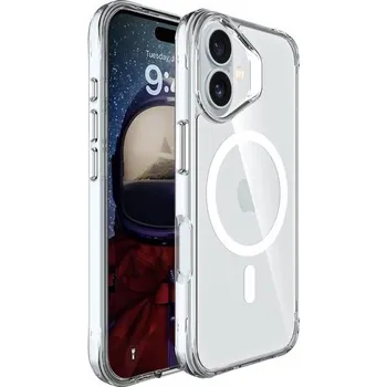 Pouzdro na mobilní telefon JP MagFit MagSafe obal s 3M SGS certifikátem, iPhone 17, průhledný