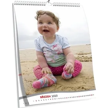 Fotokalendář Nástěnný brilantní kalendář s vlastní fotografií NKN-03-A4 nástěnný foto-kalendář 2026 NKN-03-A4-BRIL Nižší cena pro více kusů!