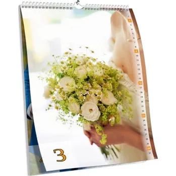 Fotokalendář Nástěnný brilantní kalendář s vlastní fotografií NKN-01-A5 nástěnný foto-kalendář 2026 NKN-01-A5-BRIL Nižší cena pro více kusů!