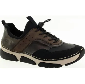 Dámská móda RIEKER Dámské černé tenisky 45961-00-345 Velikost 38