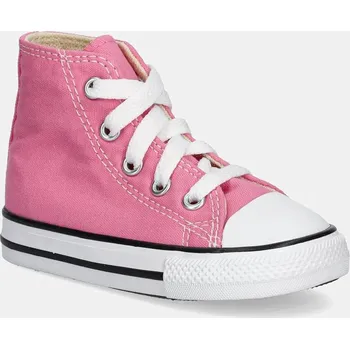 Chlapecká obuv Converse - Dětské kecky 7J234 růžová 30X, EUR 23