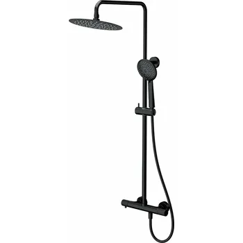 Sprchový set CERSANIT 3D Sprchová souprava Cersanit Zen s termo baterií černá gun metal, S951-783 S951-783