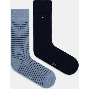 Pánské ponožky Ponožky Tommy Hilfiger 2-pack 100001496.NOS modrá 55X, vel. 39/42