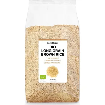 Anabolizér GymBeam BIO Rýže dlouhozrnná natural 500 g