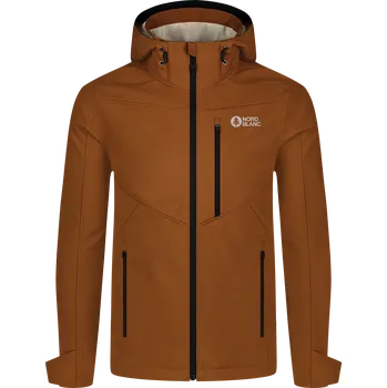Pánská softshellová bunda NORDBLANC NBWSM8263 PUŠTÍKOVA HNĚDÁ XXL