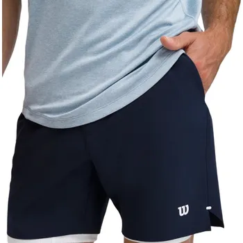 Pánské šortky Wilson Tournament Short V2-7 Classic Navy Oblečení pánské: XL