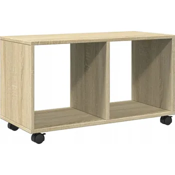Komoda Skříňka na kolečkách Dub Sonoma 72x33x42,5 cm