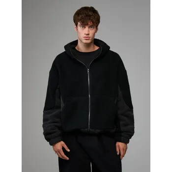 Pánská mikina Flísová mikina - L - House - černá - 518GQ-99X