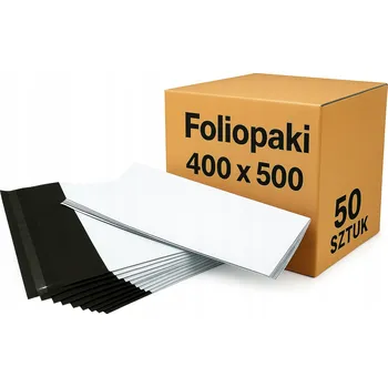 Obálka Plastové obálky 400 x 500 mm 50 Ks fóliové obálky silné bílé B3 50 ks