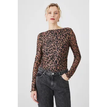 Pánské tričko Tričko s dlouhým rukávem Medicine hnědá barva RS25.BUD100 88A, vel. XS