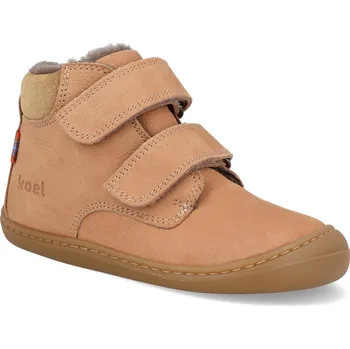 Dívčí zimní obuv Barefoot dětské zimní boty Koel - Bonnie Lambswool Old pink růžové Velikost: 26