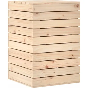 Koš na prádlo Dřevěný koš na prádlo 44x44x66 cm, borovice