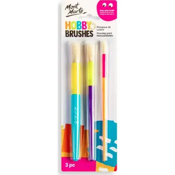 Umělecký štětec Mont Marte - hobby sada štětců pro děti č.0034
