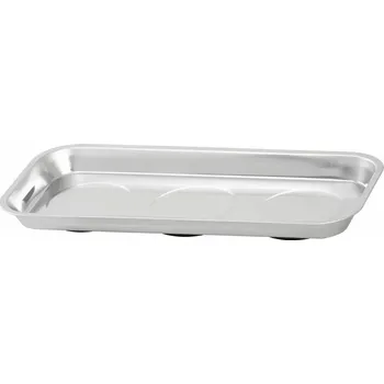 Strend Pro magnetická miska na skrutky, obdĺžniková, nerez, 160x360 mm