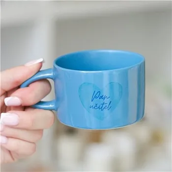 Modrý hrneček "Pan učitel"