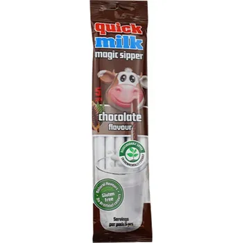 Čokoláda Quick Milk Magická brčka kakaová, 30 g