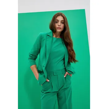 Dámské sako Jednořadé hladké sako Marisse bílá | zelená 2179197