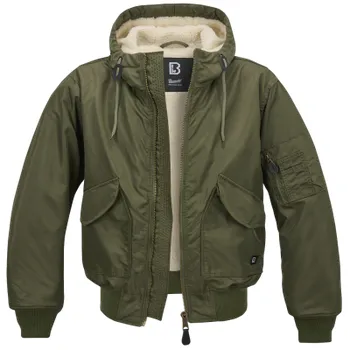 Bunda CWU s kapucí, Brandit, Olivová, M