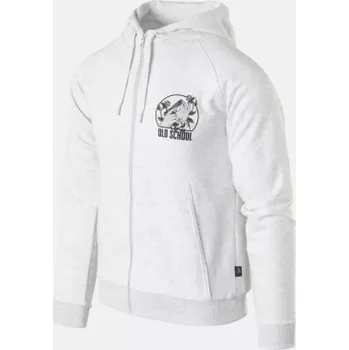 Pánská mikina Unisex mikina Old School Hoodie, Helikon, Light Grey Melange, XXL