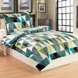 Jahu povlečení mikroflanel Trion cyan 140x200, 70x90 cm 169049023