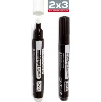 Křídový popisovač černý 2X3 1 ks
