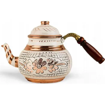 Konvice na čaj Turecká konvice měděná, konvička 0,9 l, barevná