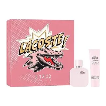 Kosmetická sada Lacoste Eau de Lacoste L.12.12 Pour Elle Rose Dárková sada, Parfémovaná voda EDP 50 ml + Tělové mléko 50 ml