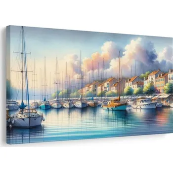 Obraz Dovido Obraz klidná marina za úsvitu