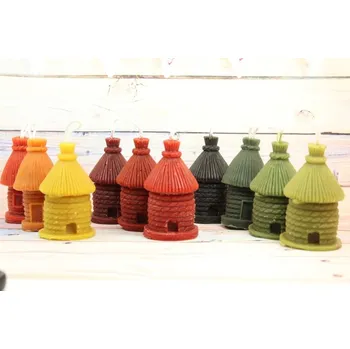 Svíčka Svíčka ze včelího vosku košnice Bez balení zelené