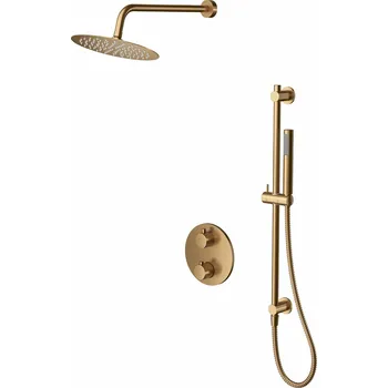 Sprchový set CERSANIT 3D Sprchová souprava Cersanit Zen termostatická, měď kartáčovaná, set B920, S952-050 S952-050