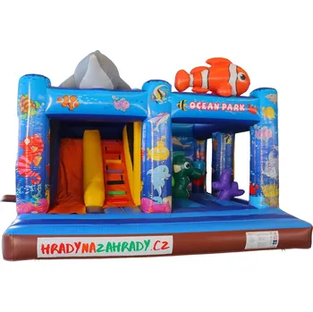 Skákací hrad Skákací hrad MULTIPLAY Podvodní svět – certifikovaný hrad pro děti