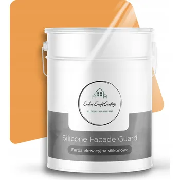 Fasádní barva Barva Fasádní silikonová Fasádní oranžová Pomerančová 10L Vnější